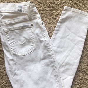 7 for all Mankind Gwenevere Crop Jeans Size 26